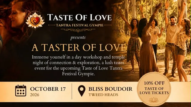 A Taster of Love: Workshop & Temple Party
