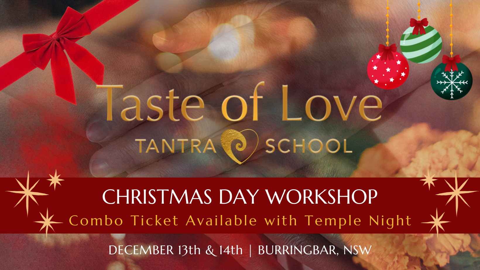 Taste of Love flyer 1 day tantra workshop